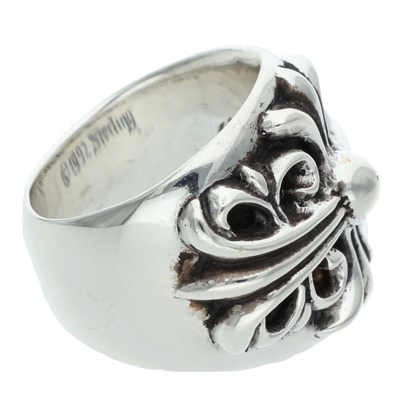 Chrome Hearts KEEPER Sterling Silver Ring Size US 6