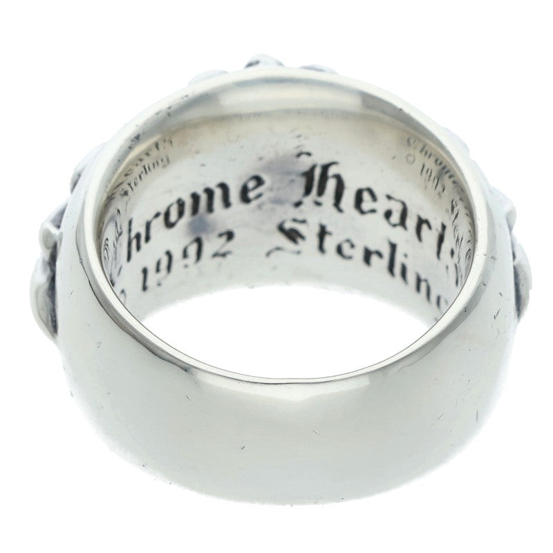 Chrome Hearts Floral Cross Silver Ring Size ONE SIZE