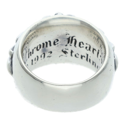 Chrome Hearts Floral Cross Silver Ring Size ONE SIZE