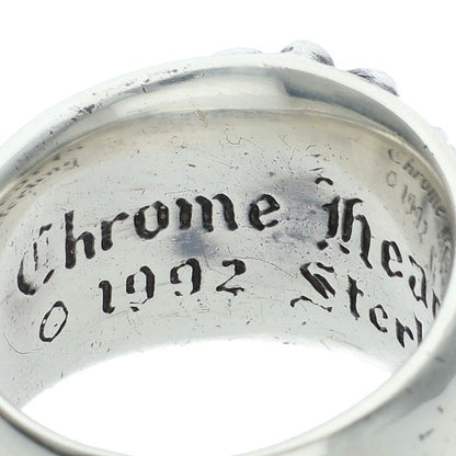 Chrome Hearts Floral Cross Silver Ring Size ONE SIZE