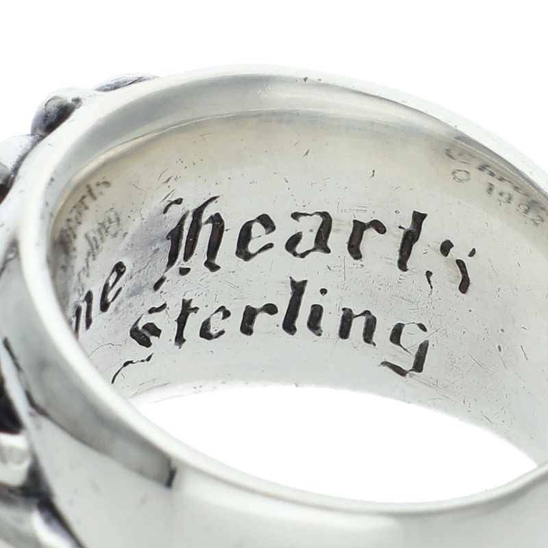Chrome Hearts Floral Cross Silver Ring Size ONE SIZE