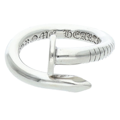 Chrome Hearts NAIL FLAT Silver Ring Size US 4