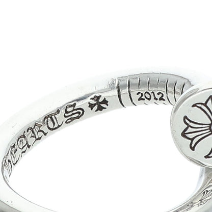 Chrome Hearts NAIL FLAT Silver Ring Size US 4