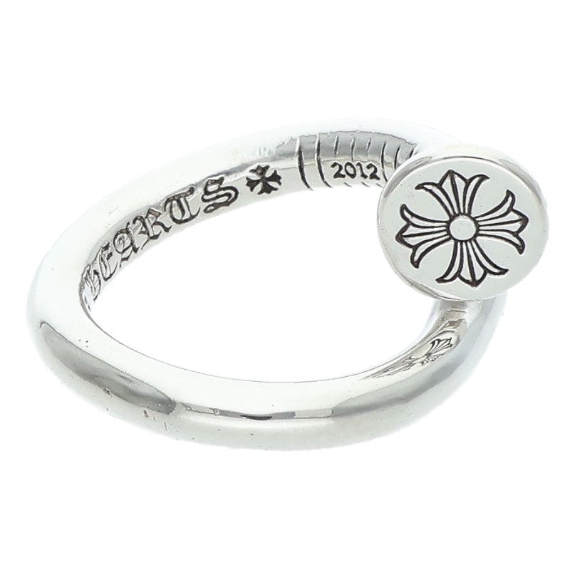 Chrome Hearts NAIL FLAT Silver Ring Size US 4