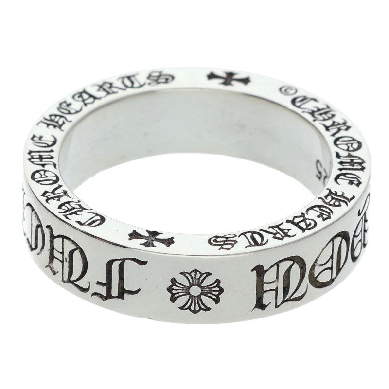 Chrome Hearts 6mm SPACER FUCKYOU Silver Ring Size ONE SIZE