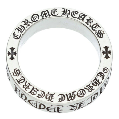 Chrome Hearts 6mm SPACER FUCKYOU Silver Ring Size ONE SIZE