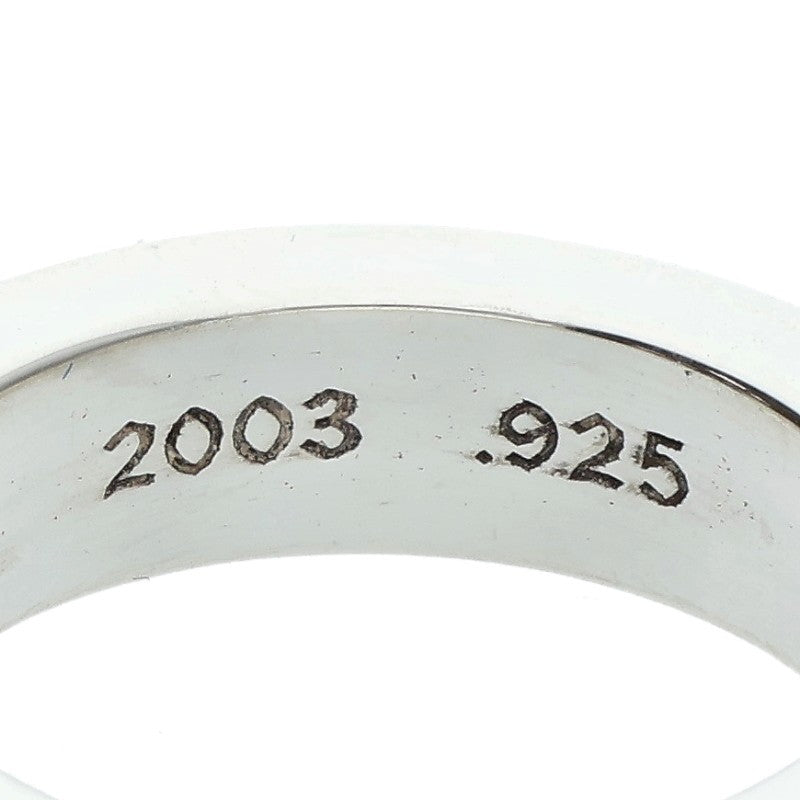 Chrome Hearts 6mm SPACER FUCKYOU Silver Ring Size ONE SIZE