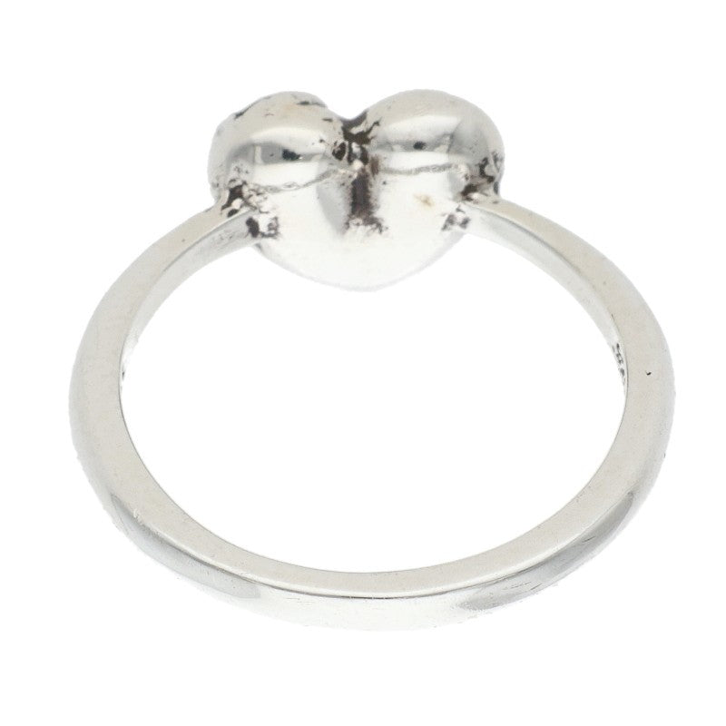 Chrome Hearts BUBBLEGUM HEART Silver Ring Size US 3