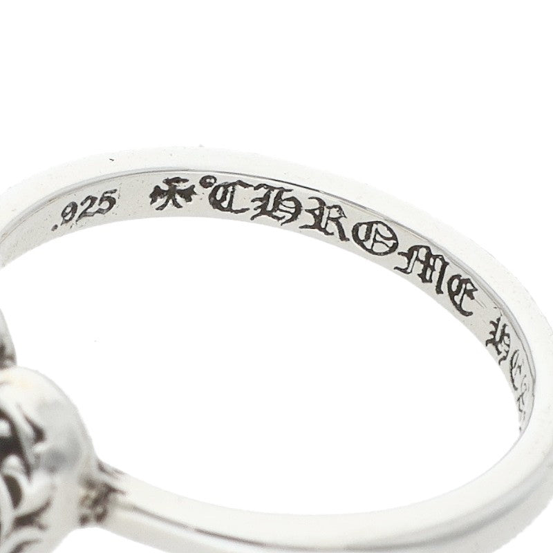 Chrome Hearts BUBBLEGUM HEART Silver Ring Size US 3