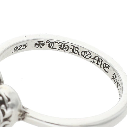 Chrome Hearts BUBBLEGUM HEART Silver Ring Size US 3