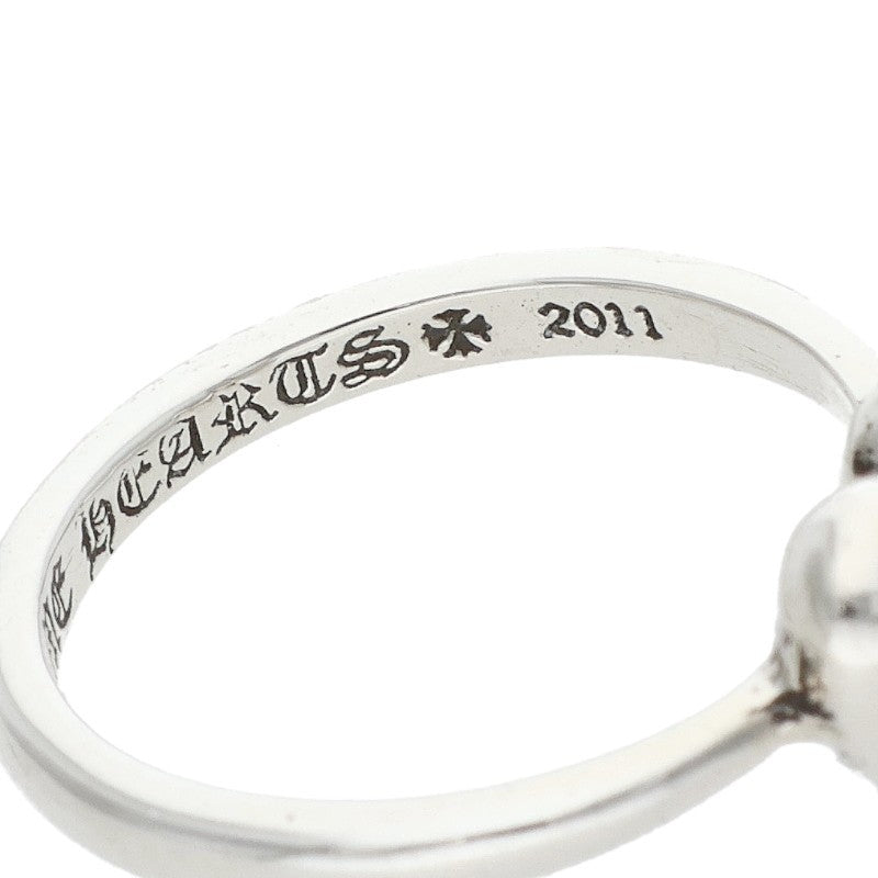 Chrome Hearts BUBBLEGUM HEART Silver Ring Size US 3