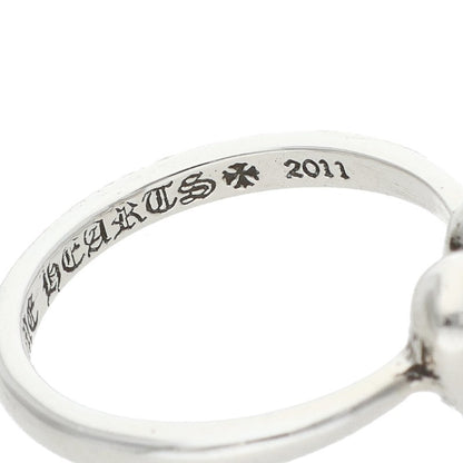 Chrome Hearts BUBBLEGUM HEART Silver Ring Size US 3