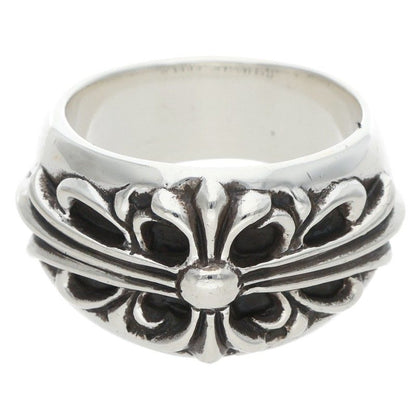 Chrome Hearts FLRL CRS Sterling Silver Ring Size 17.5