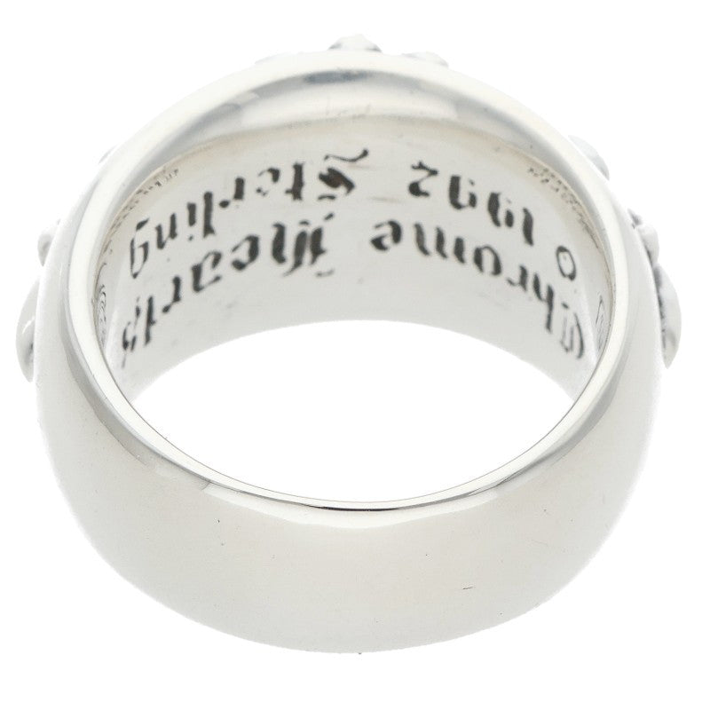 Chrome Hearts FLRL CRS Sterling Silver Ring Size 17.5