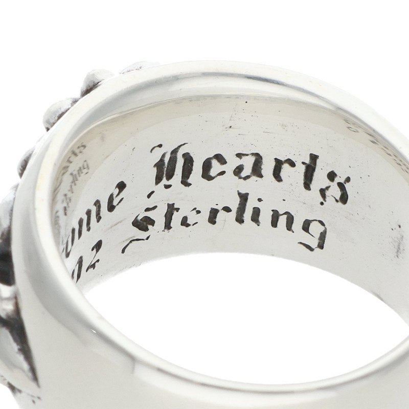 Chrome Hearts FLRL CRS Sterling Silver Ring Size 17.5
