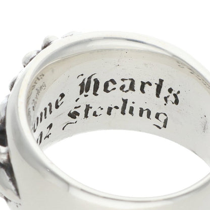 Chrome Hearts FLRL CRS Sterling Silver Ring Size 17.5
