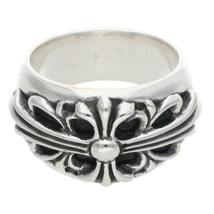 Chrome Hearts FLRL CRS Sterling Silver Ring Size ONE SIZE