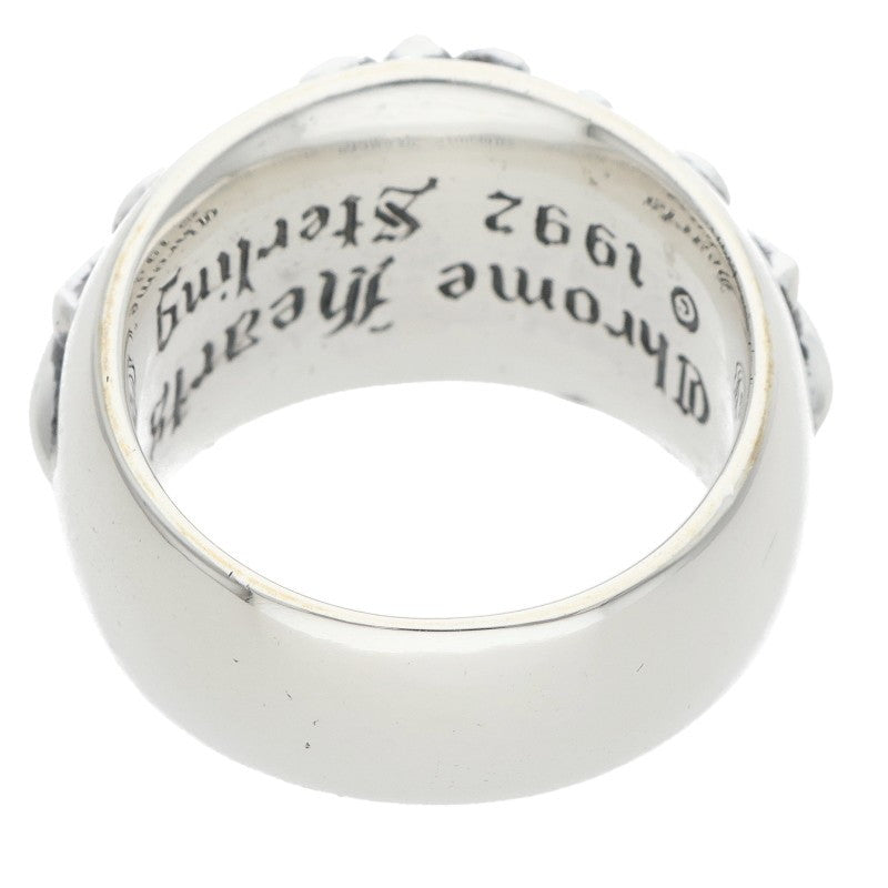 Chrome Hearts FLRL CRS Sterling Silver Ring Size ONE SIZE