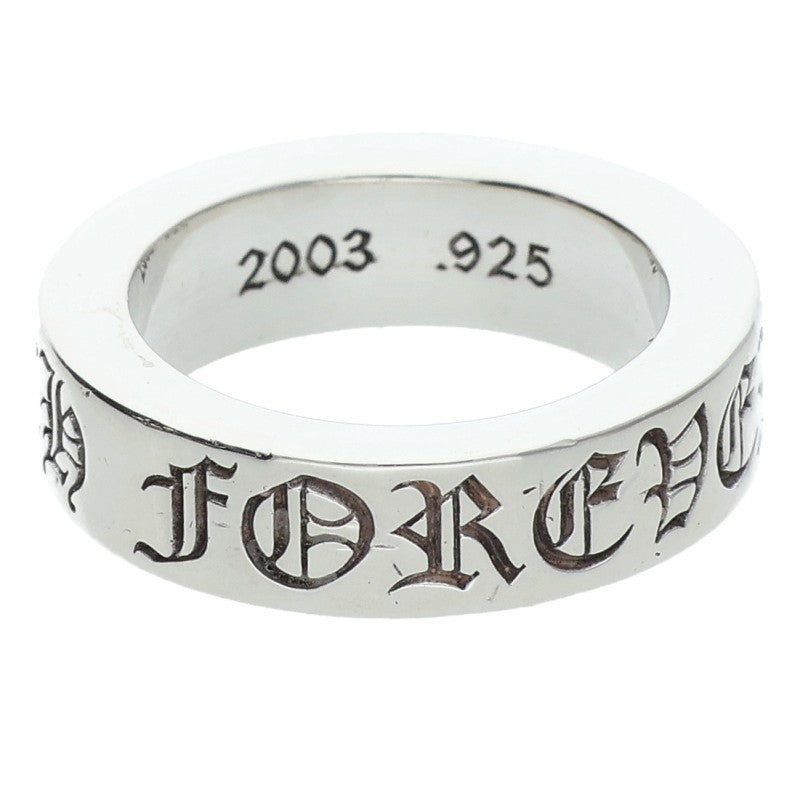 Chrome Hearts 6mm SPACER FOREVER Silver Ring Size US 6.5