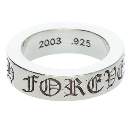 Chrome Hearts 6mm SPACER FOREVER Silver Ring Size US 6.5