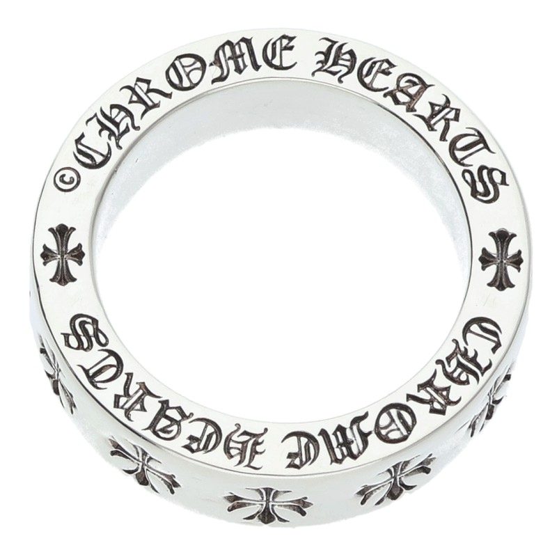Chrome Hearts 6mm SPACER FOREVER Silver Ring Size US 6.5