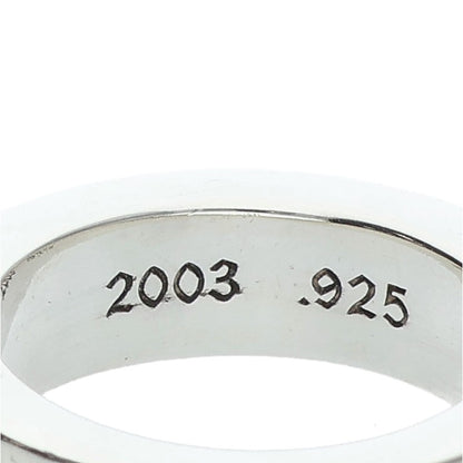 Chrome Hearts 6mm SPACER FOREVER Silver Ring Size US 6.5