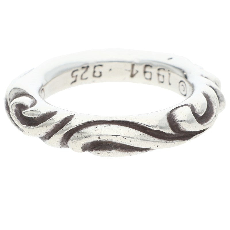 Chrome Hearts SCROLL BAND Silver Ring Size US 6