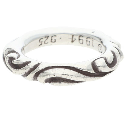 Chrome Hearts SCROLL BAND Silver Ring Size US 6