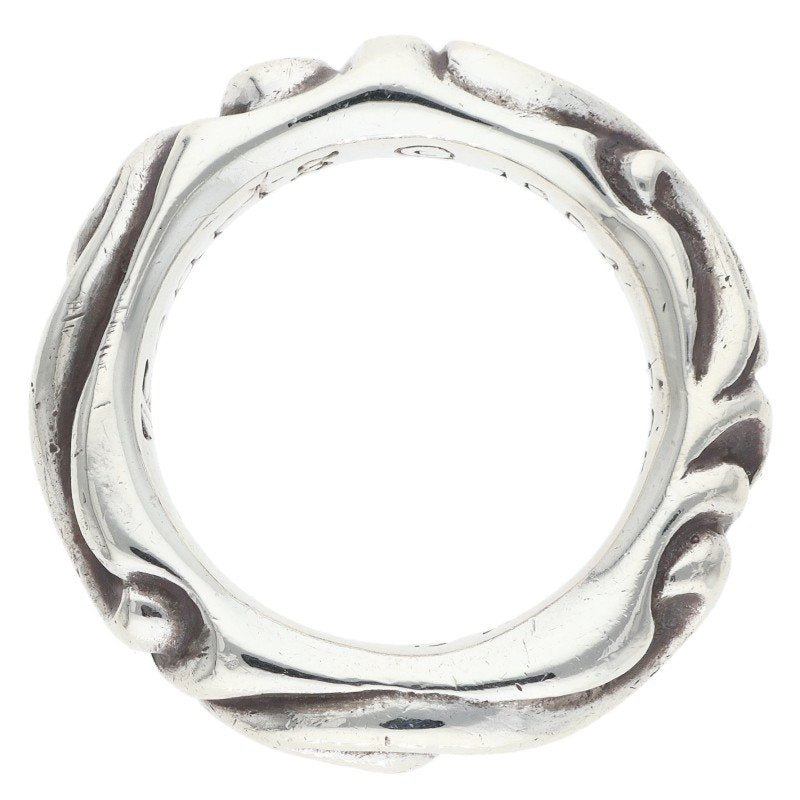 Chrome Hearts SCROLL BAND Silver Ring Size US 6