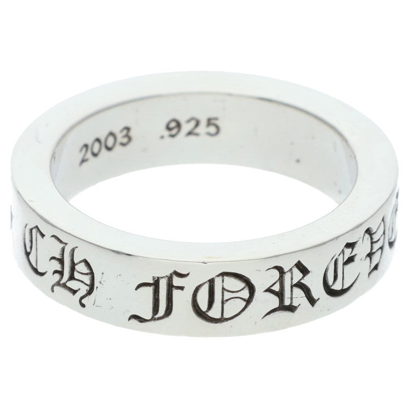 Chrome Hearts 6mm Spacer FOREVER Silver Ring Size 22.5