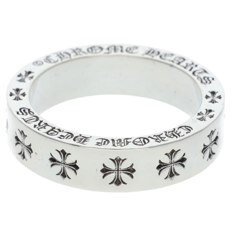 Chrome Hearts 6mm Spacer FOREVER Silver Ring Size 22.5