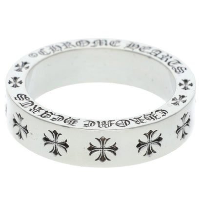 Chrome Hearts 6mm Spacer FOREVER Silver Ring Size 22.5