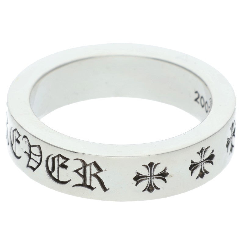 Chrome Hearts 6mm Spacer FOREVER Silver Ring Size 22.5