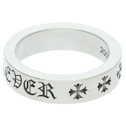 Chrome Hearts 6mm Spacer FOREVER Silver Ring Size 22.5