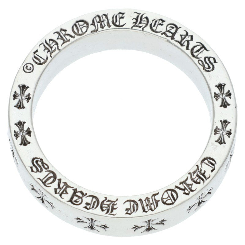 Chrome Hearts 6mm Spacer FOREVER Silver Ring Size 22.5