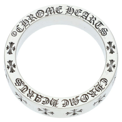 Chrome Hearts 6mm Spacer FOREVER Silver Ring Size 22.5