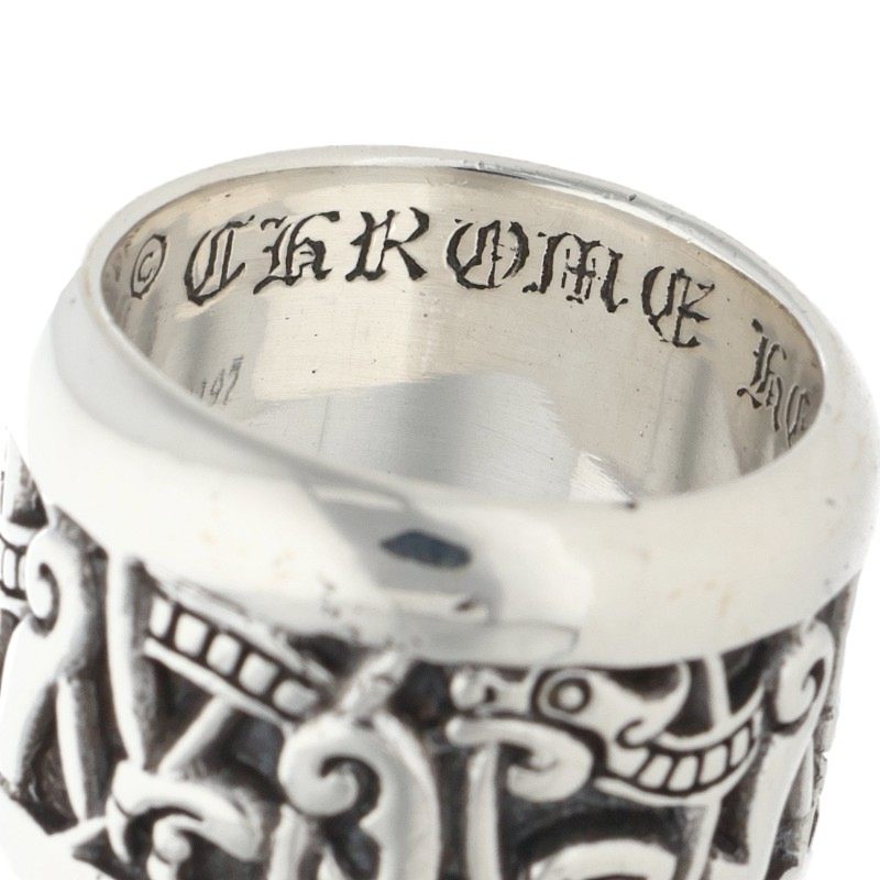 Chrome Hearts Wide Celtic Band Silver Ring Size ONE SIZE