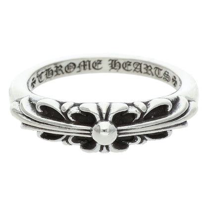 Chrome Hearts BABY CLASSIC Floral Silver Ring Size 16.5