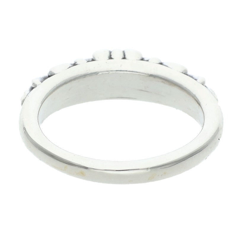 Chrome Hearts BABY CLASSIC Floral Silver Ring Size 16.5