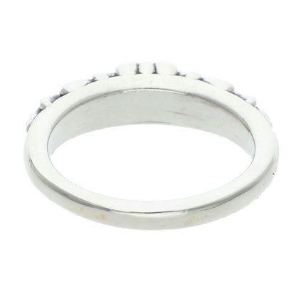 Chrome Hearts BABY CLASSIC Floral Silver Ring Size 16.5