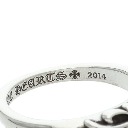 Chrome Hearts BABY CLASSIC Floral Silver Ring Size 16.5