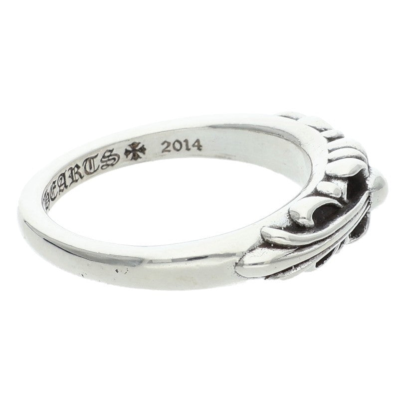 Chrome Hearts BABY CLASSIC Floral Silver Ring Size 16.5
