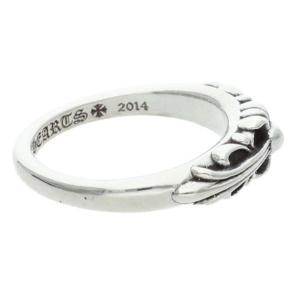 Chrome Hearts BABY CLASSIC Floral Silver Ring Size 16.5