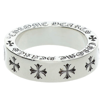 Chrome Hearts 6mm SPACER FOREVER Silver Ring Size JP 10.5