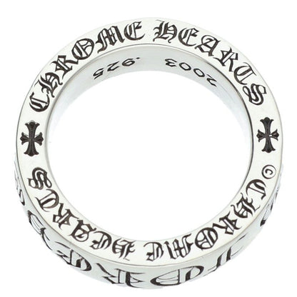 Chrome Hearts 6mm SPACER FOREVER Silver Ring Size JP 10.5