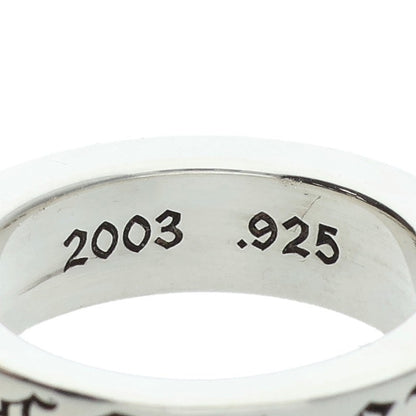 Chrome Hearts 6mm SPACER FOREVER Silver Ring Size JP 10.5