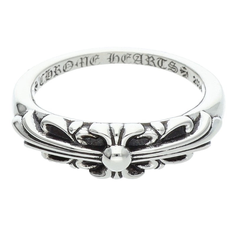 Chrome Hearts BABY CLASSIC Floral Silver Ring Size ONE SIZE