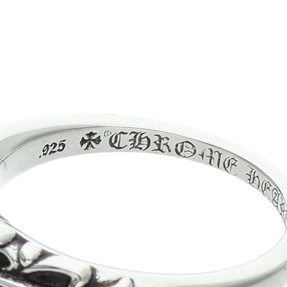 Chrome Hearts BABY CLASSIC Floral Silver Ring Size ONE SIZE