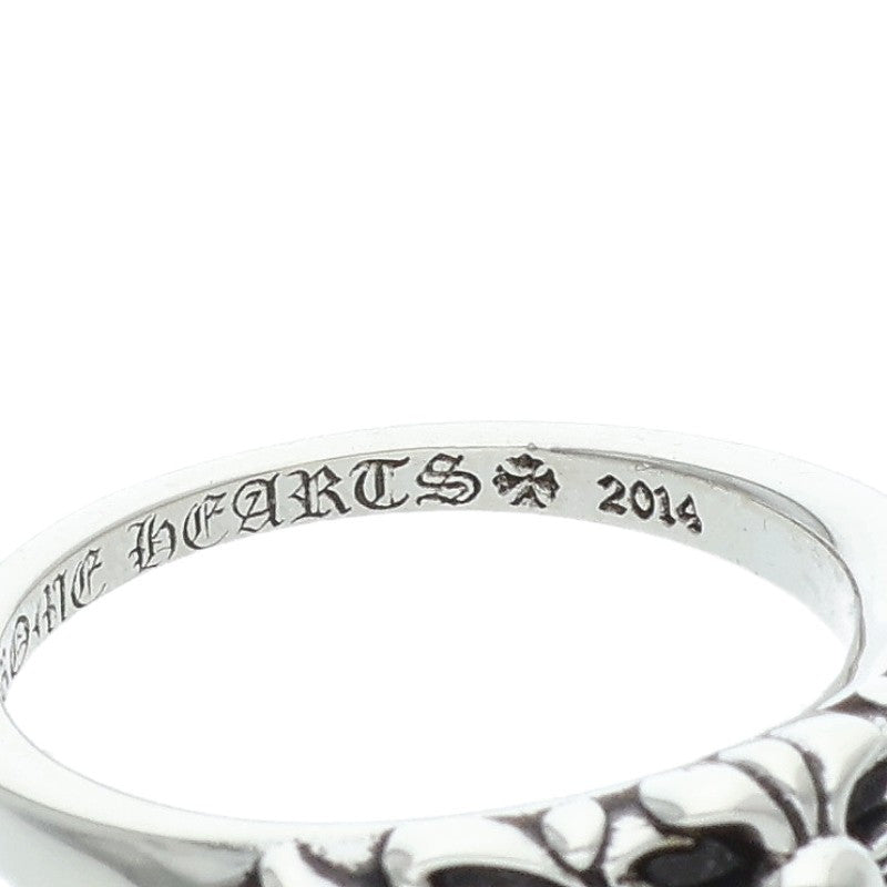 Chrome Hearts BABY CLASSIC Floral Silver Ring Size ONE SIZE