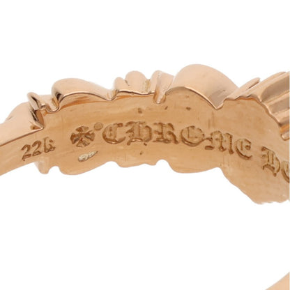 Chrome Hearts 22K Double Floral Diamond Ring Size ONE SIZE